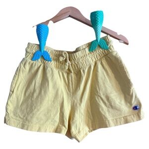 Champion Women's Athletic Shorts in Sunny Yellow